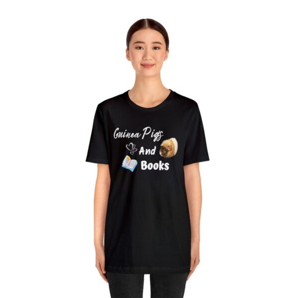 Guinea Pigs and Books T-Shirt - Image 3