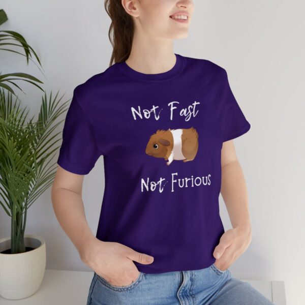 Not Fast Not Furious Guinea Pig T-Shirt - Image 57