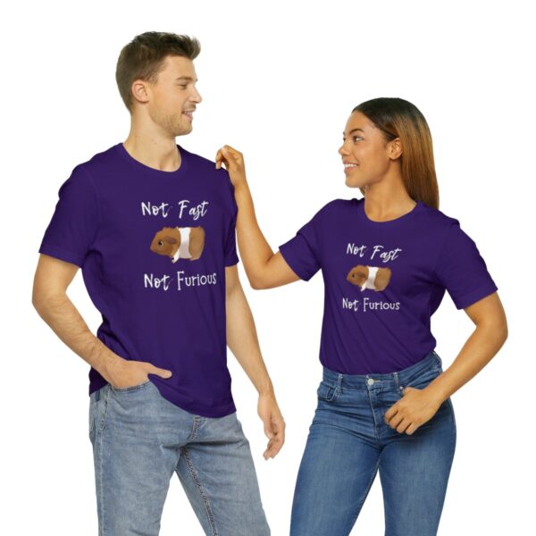 Not Fast Not Furious Guinea Pig T-Shirt - Image 58