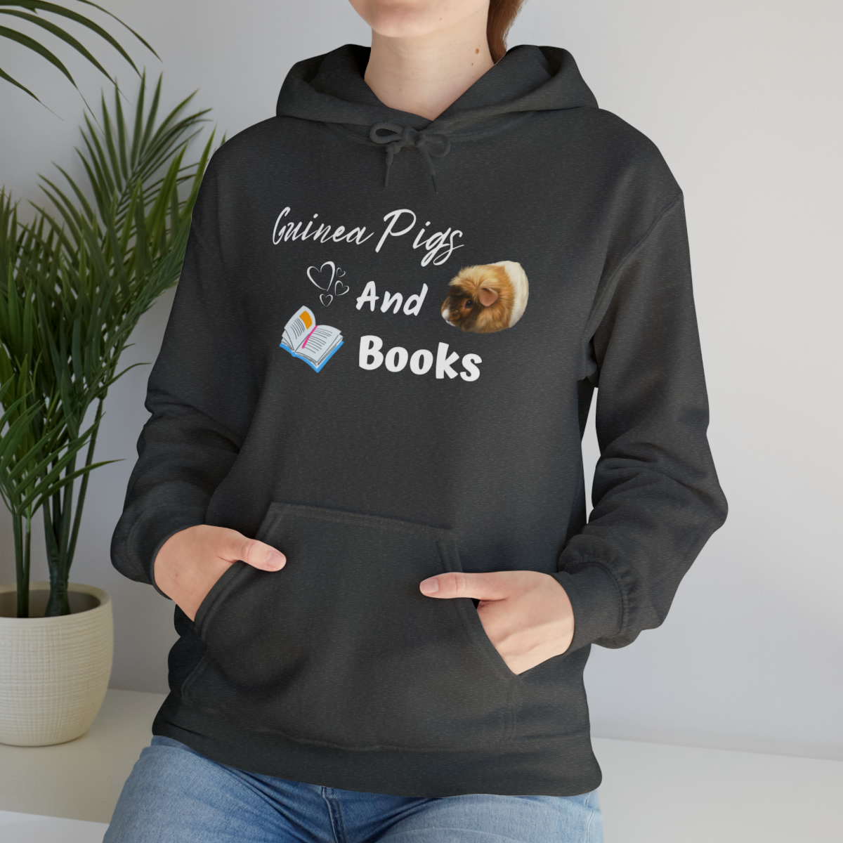 Guinea Pigs and Books Unisex Hoodie - Image 26