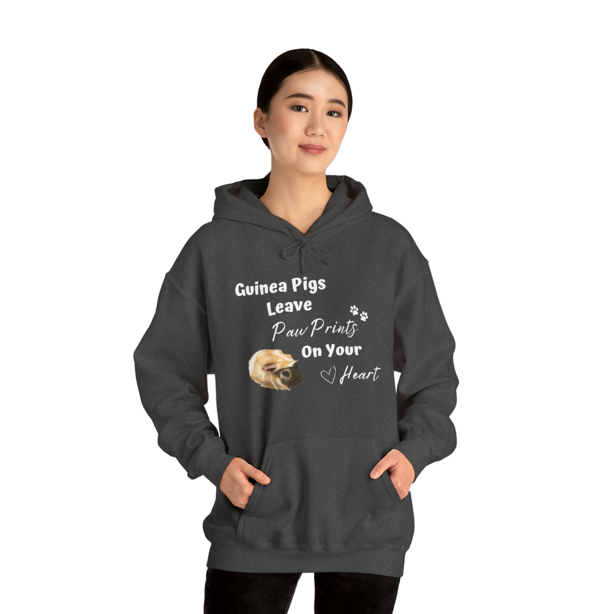 Guinea Pigs Leave Pawprints On Your Heart Unisex Hoodie - Image 19