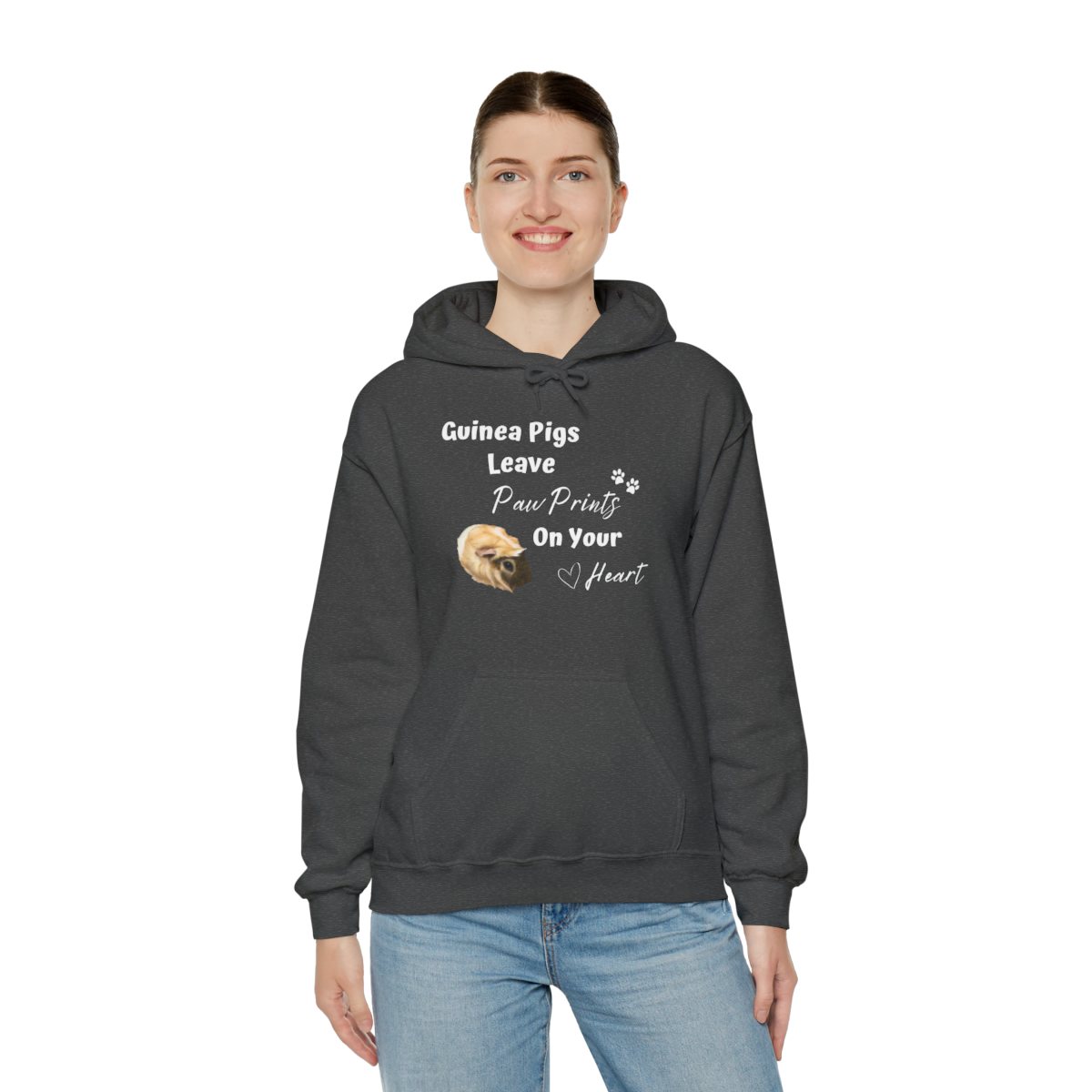 Guinea Pigs Leave Pawprints On Your Heart Unisex Hoodie - Image 21
