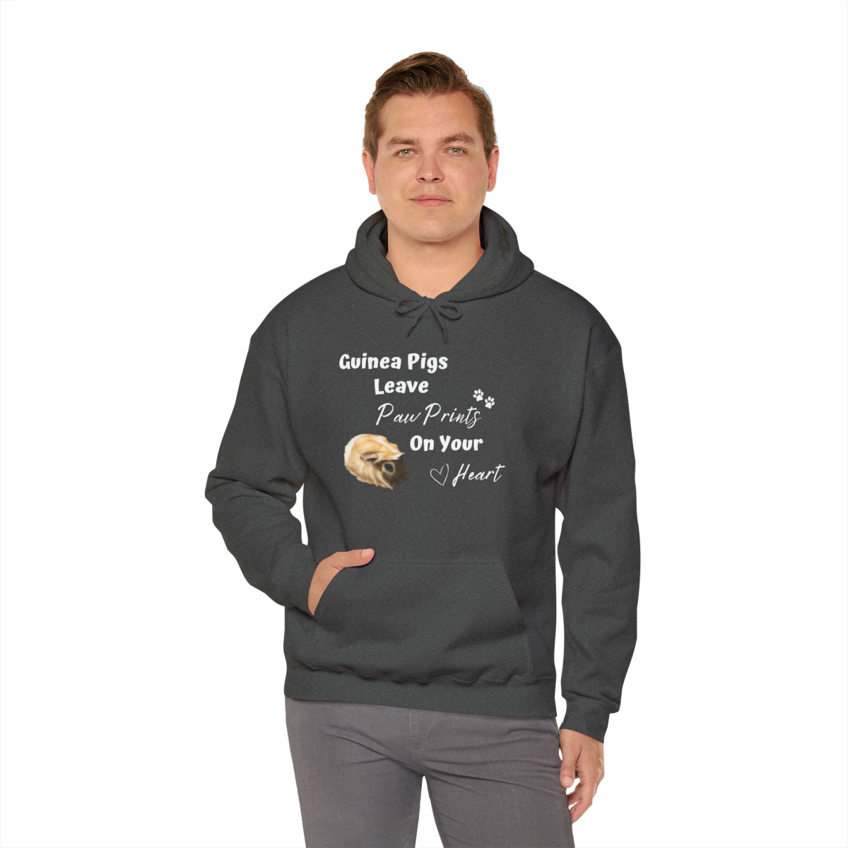 Guinea Pigs Leave Pawprints On Your Heart Unisex Hoodie - Image 22