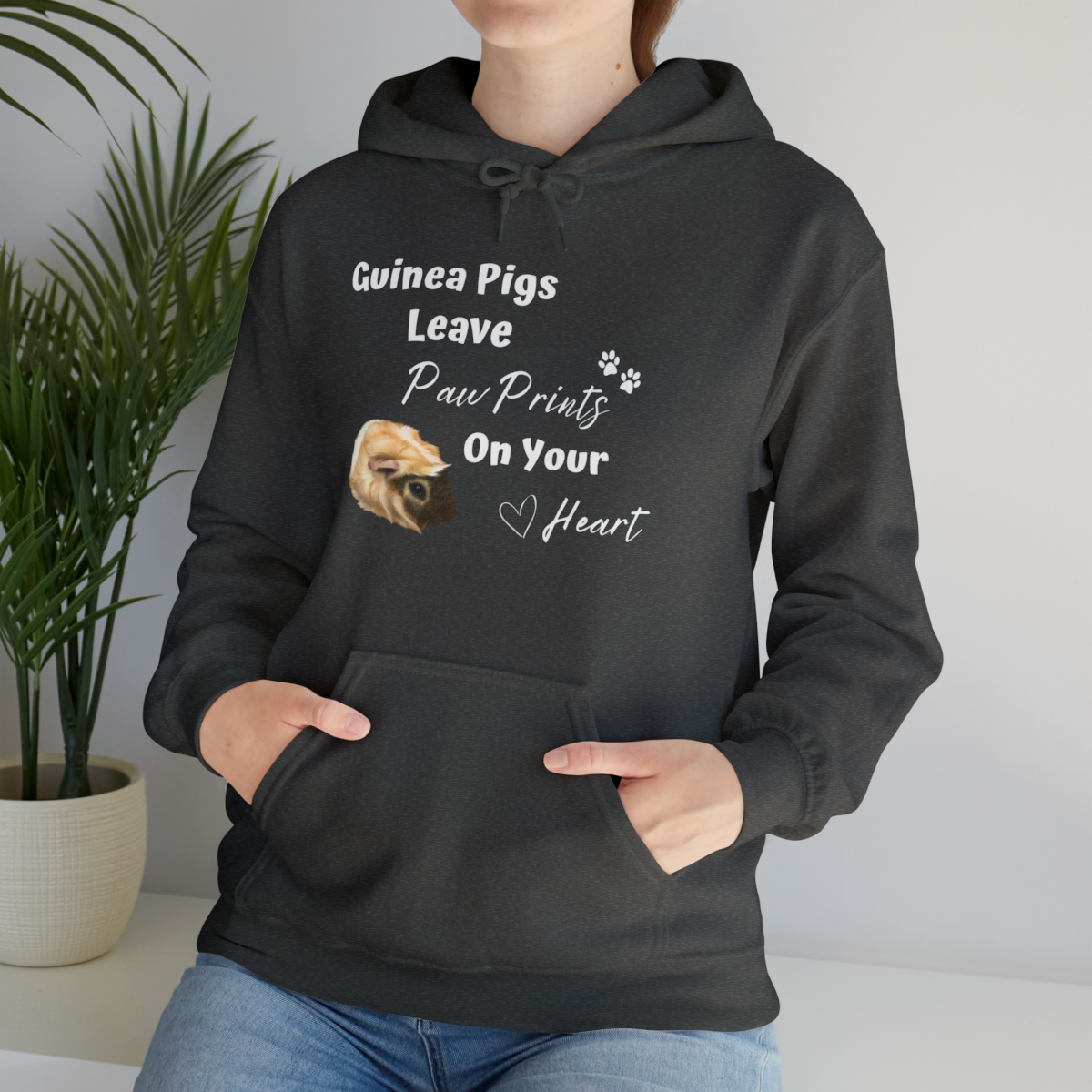 Guinea Pigs Leave Pawprints On Your Heart Unisex Hoodie - Image 26