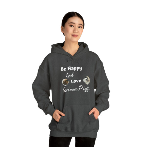 Be Happy and Love Guinea Pigs Unisex Hoodie - Image 19