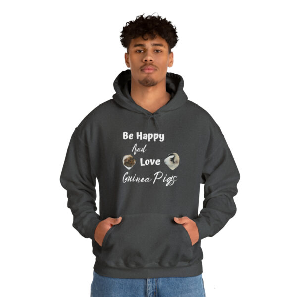 Be Happy and Love Guinea Pigs Unisex Hoodie - Image 20