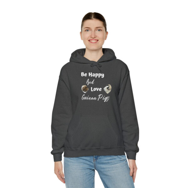 Be Happy and Love Guinea Pigs Unisex Hoodie - Image 21