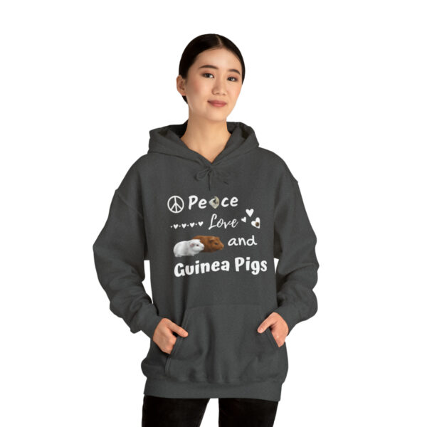 Peace Love and Guinea Pigs Unisex Hoodie - Image 32