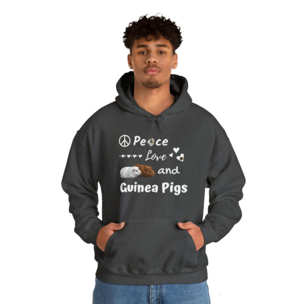 Peace Love and Guinea Pigs Unisex Hoodie - Image 33