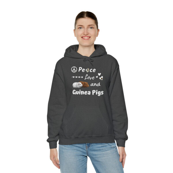 Peace Love and Guinea Pigs Unisex Hoodie - Image 34