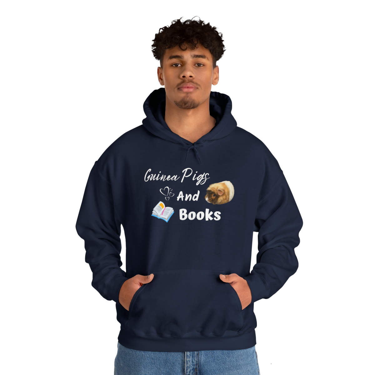 Guinea Pigs and Books Unisex Hoodie - Image 33
