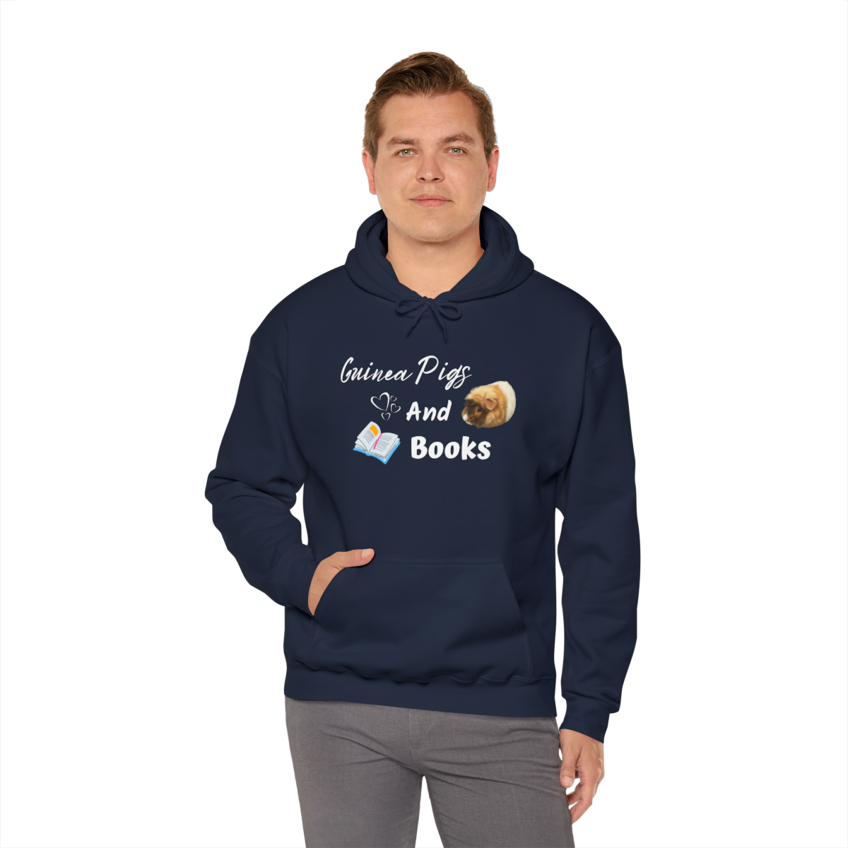 Guinea Pigs and Books Unisex Hoodie - Image 35