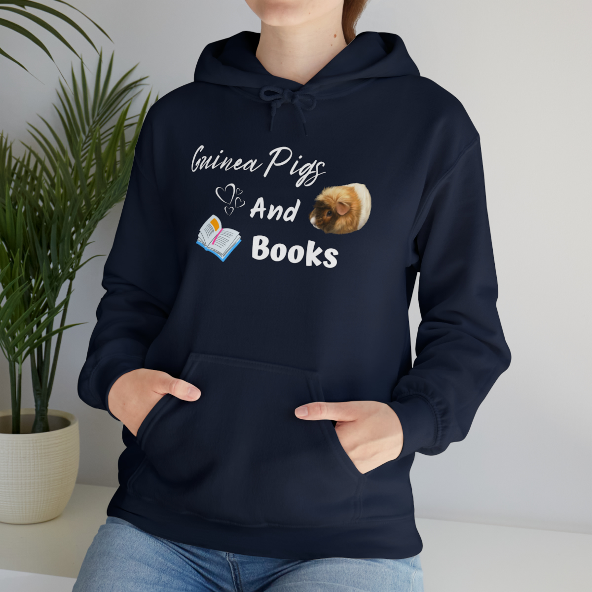 Guinea Pigs and Books Unisex Hoodie - Image 39