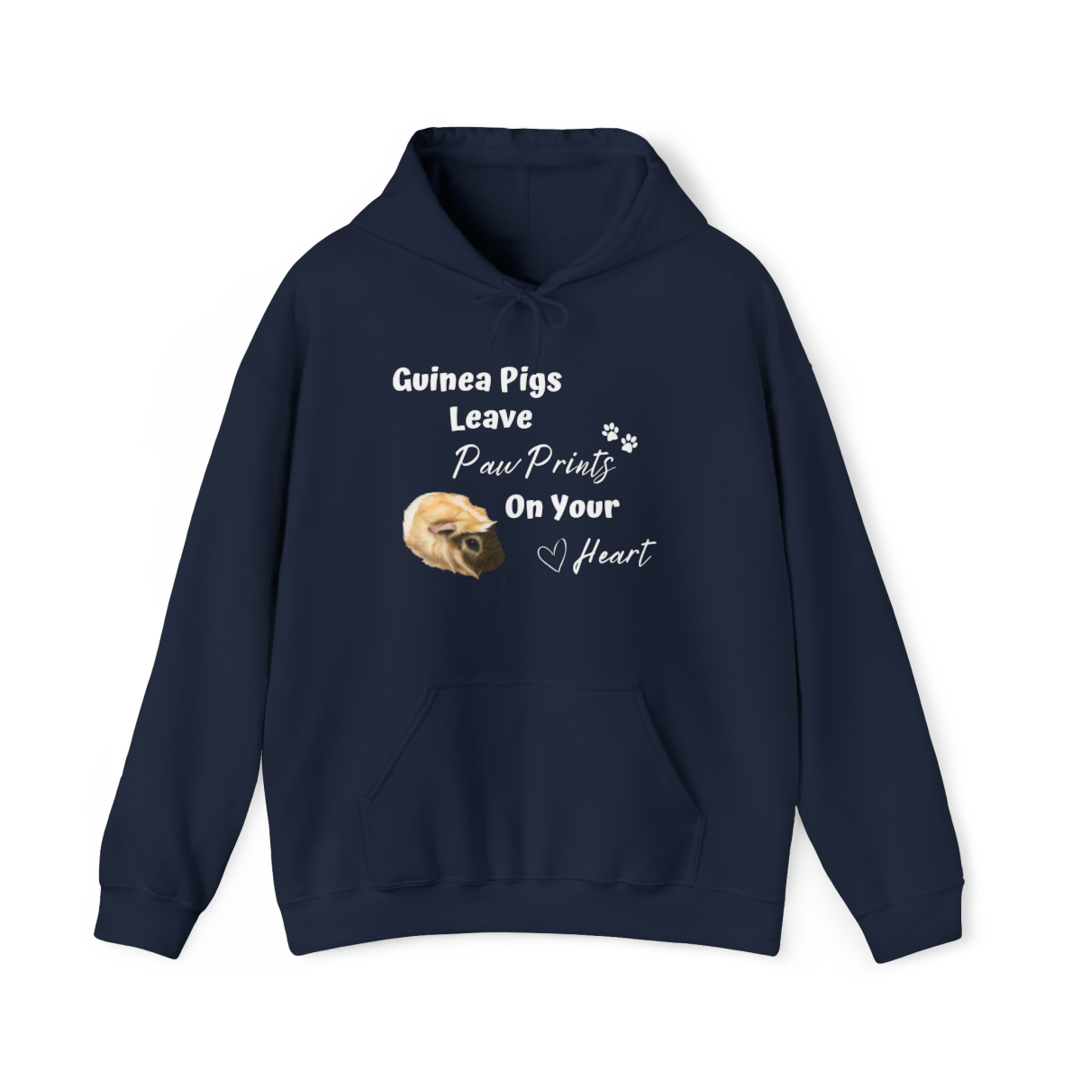 Guinea Pigs Leave Pawprints On Your Heart Unisex Hoodie - Image 27