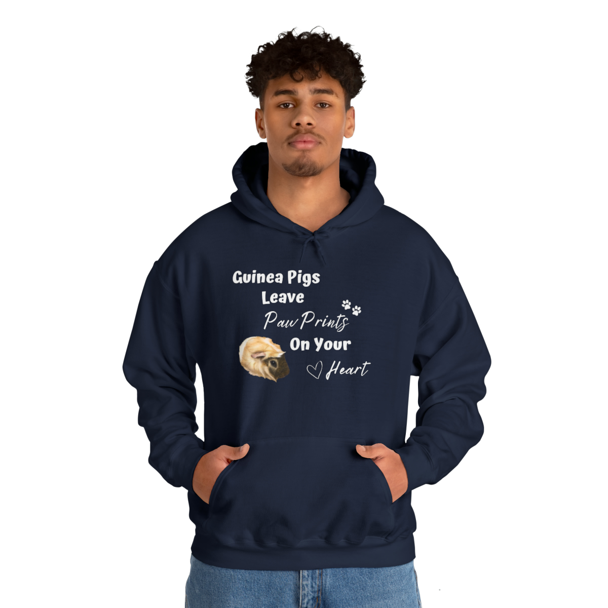 Guinea Pigs Leave Pawprints On Your Heart Unisex Hoodie - Image 33