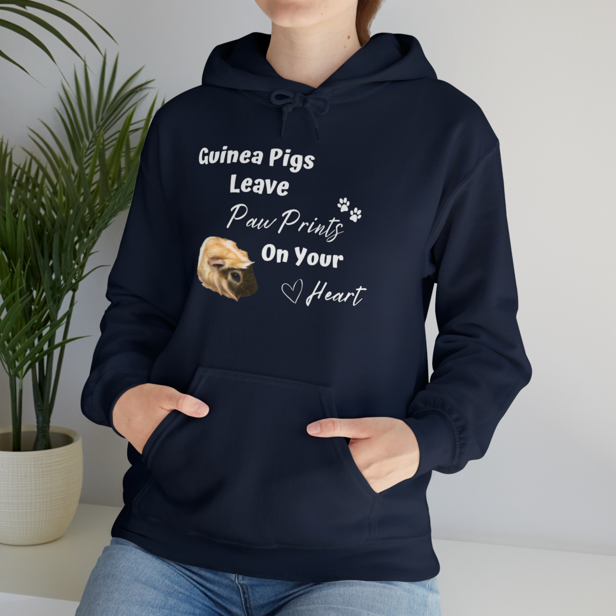 Guinea Pigs Leave Pawprints On Your Heart Unisex Hoodie - Image 39
