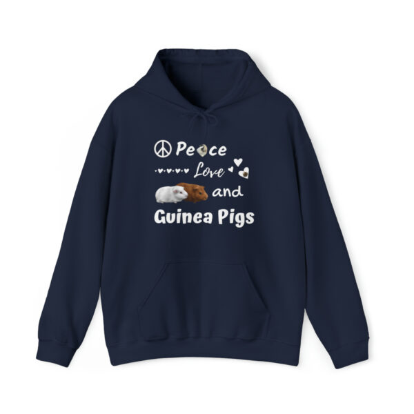 Peace Love and Guinea Pigs Unisex Hoodie - Image 40