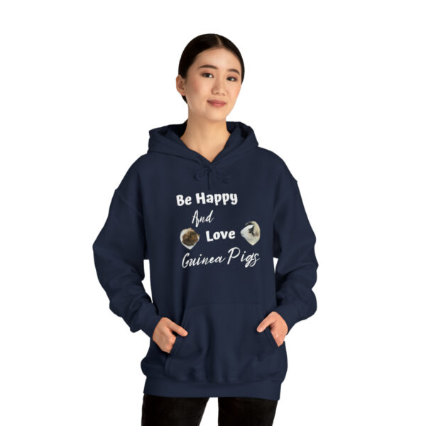 Be Happy and Love Guinea Pigs Unisex Hoodie - Image 32