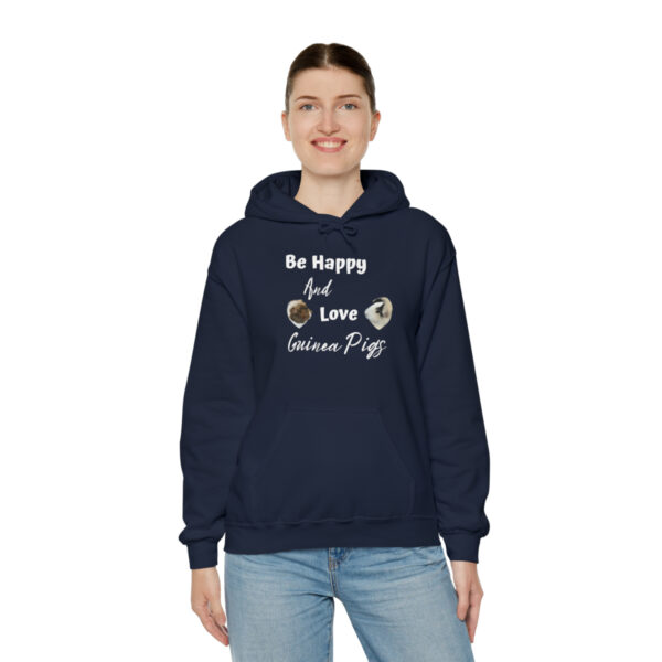 Be Happy and Love Guinea Pigs Unisex Hoodie - Image 34
