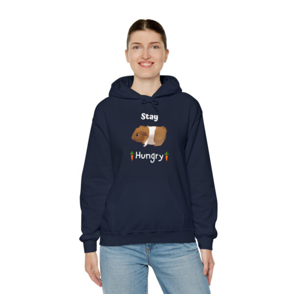 Stay Hungry Guinea Pig Foodie Unisex Hoodie - Image 34