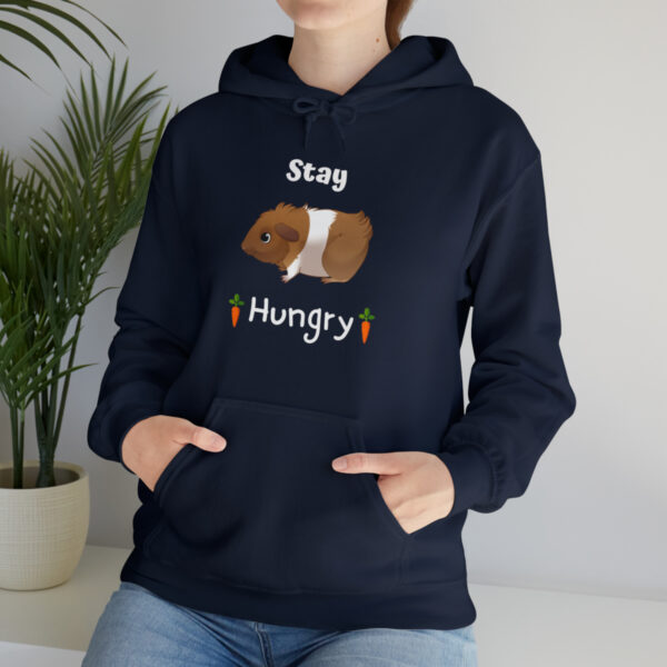 Stay Hungry Guinea Pig Foodie Unisex Hoodie - Image 39