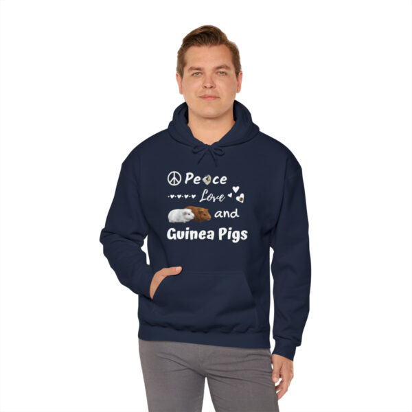 Peace Love and Guinea Pigs Unisex Hoodie - Image 48