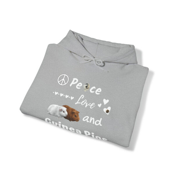Peace Love and Guinea Pigs Unisex Hoodie - Image 17