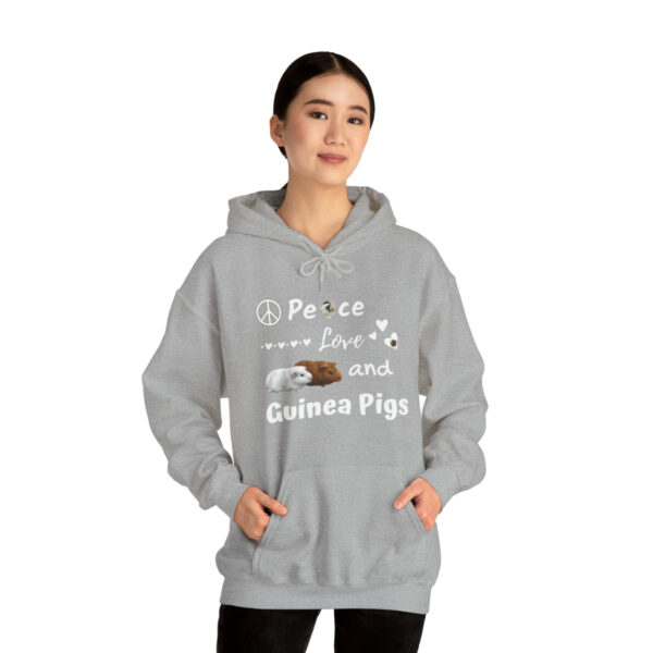 Peace Love and Guinea Pigs Unisex Hoodie - Image 19