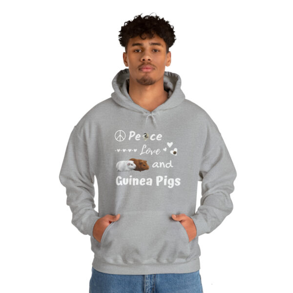Peace Love and Guinea Pigs Unisex Hoodie - Image 20