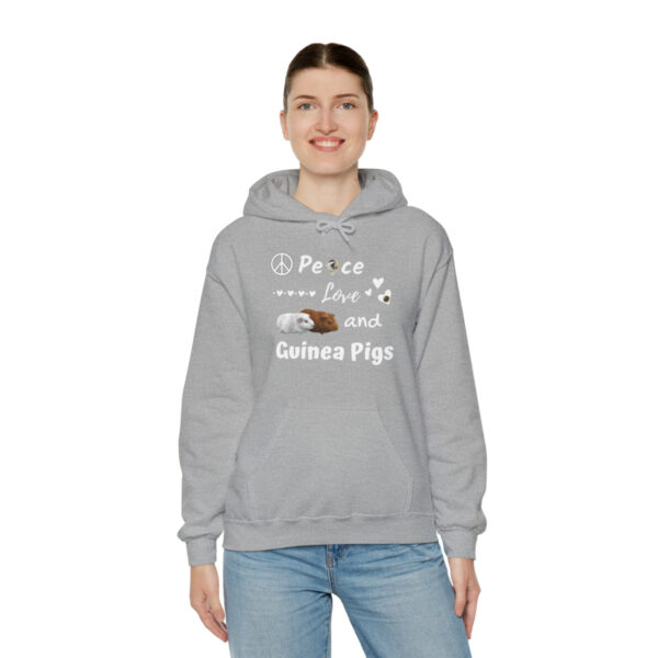Peace Love and Guinea Pigs Unisex Hoodie - Image 21