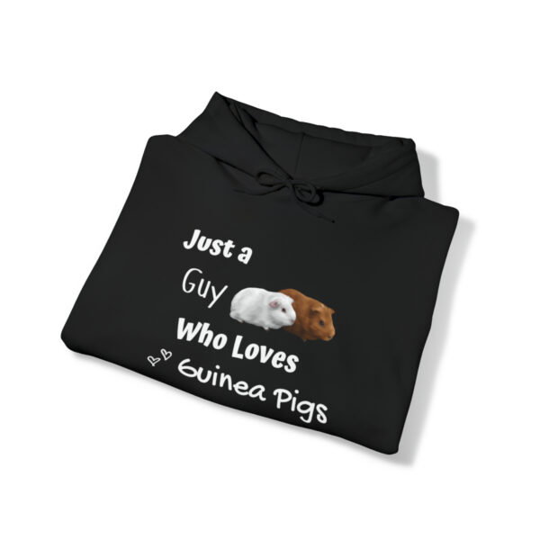 Just a Guy Who Loves Guinea Pigs Hoodie - Image 4