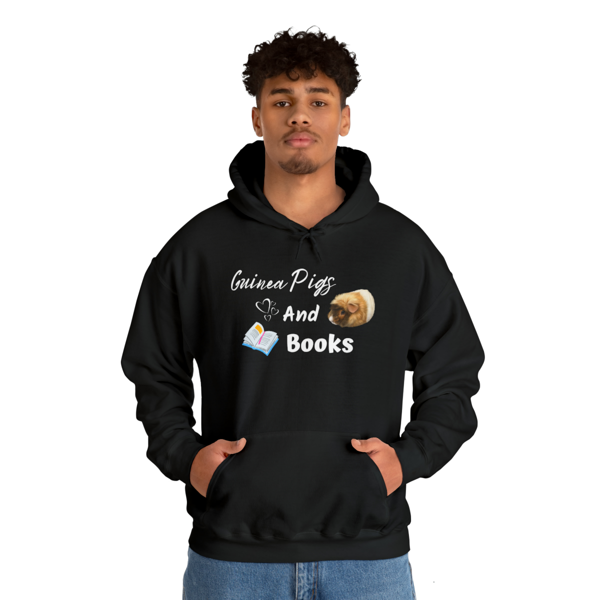 Guinea Pigs and Books Unisex Hoodie - Image 7