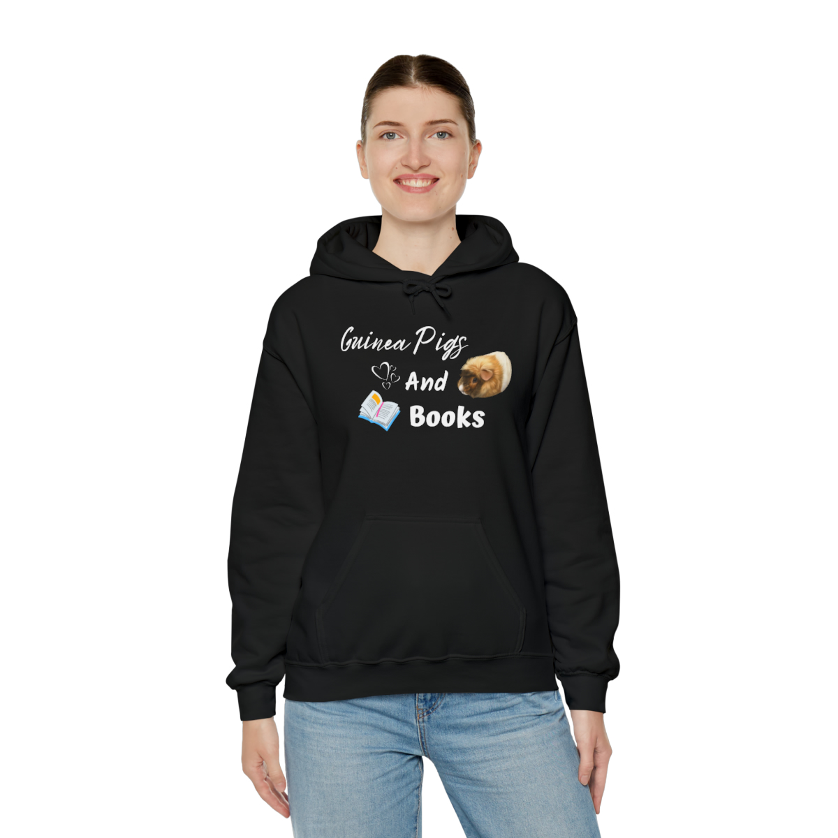 Guinea Pigs and Books Unisex Hoodie - Image 8