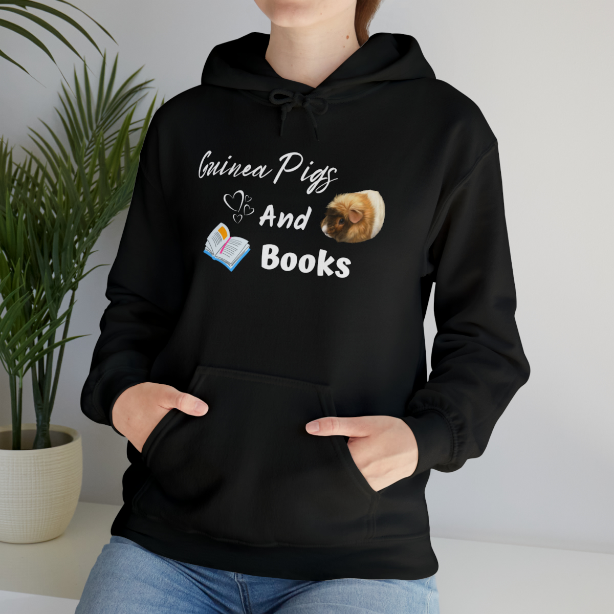 Guinea Pigs and Books Unisex Hoodie - Image 13