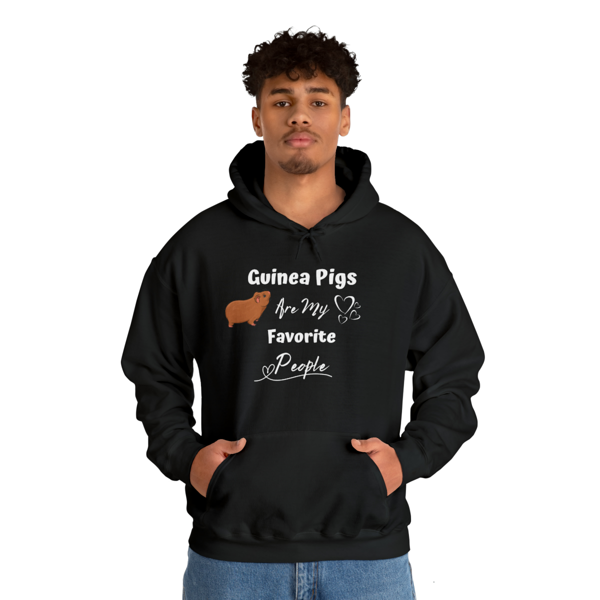 Guinea Pigs Are My Favorite People Unisex Hoodie - Image 7
