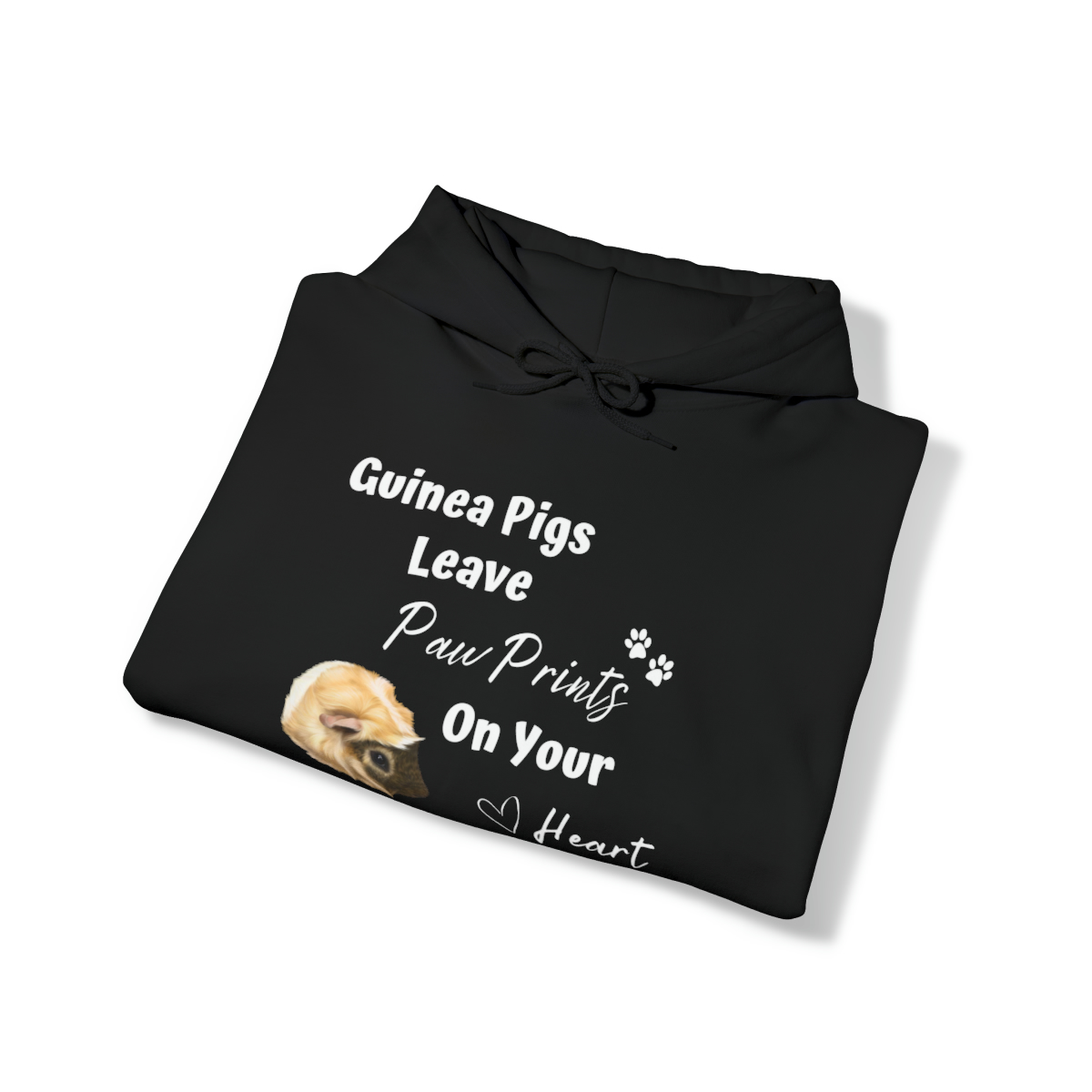 Guinea Pigs Leave Pawprints On Your Heart Unisex Hoodie - Image 4