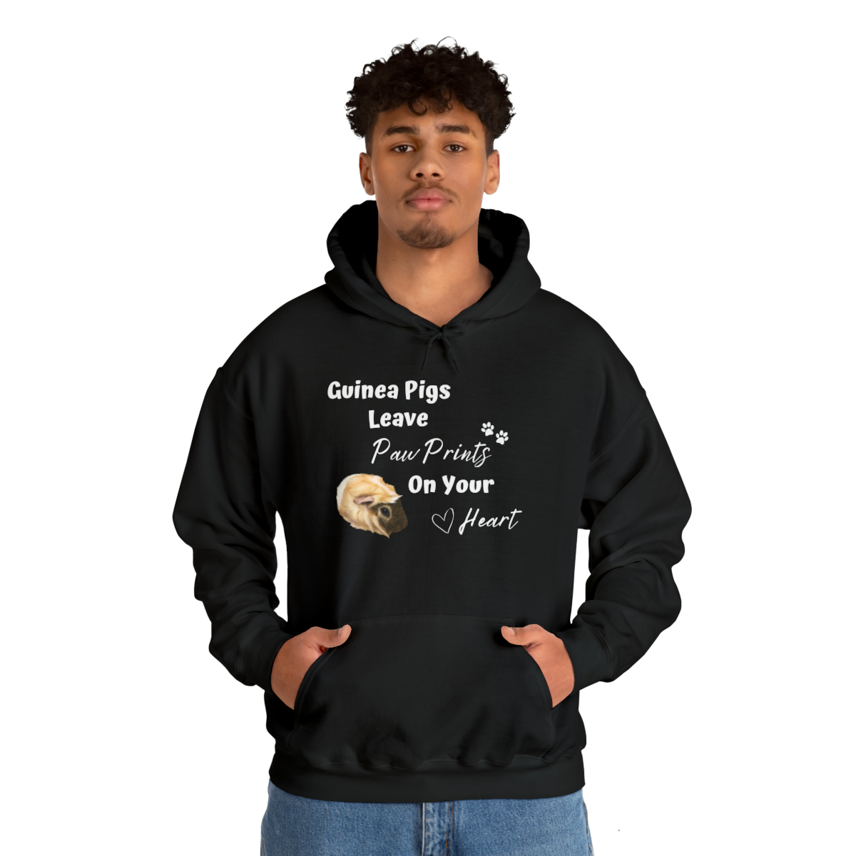 Guinea Pigs Leave Pawprints On Your Heart Unisex Hoodie - Image 7