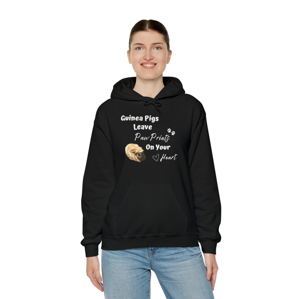 Guinea Pigs Leave Pawprints On Your Heart Unisex Hoodie - Image 8