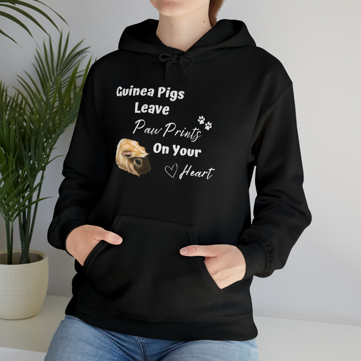 Guinea Pigs Leave Pawprints On Your Heart Unisex Hoodie - Image 13