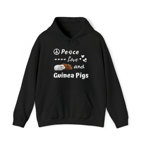 Peace Love and Guinea Pigs Unisex Hoodie
