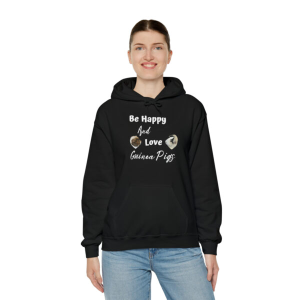 Be Happy and Love Guinea Pigs Unisex Hoodie - Image 8