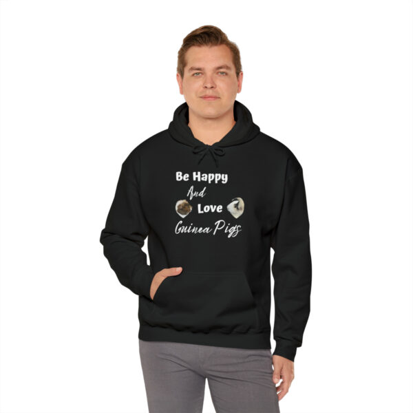 Be Happy and Love Guinea Pigs Unisex Hoodie - Image 9