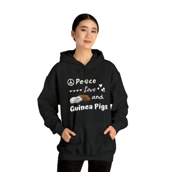Peace Love and Guinea Pigs Unisex Hoodie - Image 6