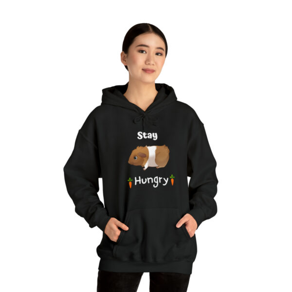 Stay Hungry Guinea Pig Foodie Unisex Hoodie - Image 6