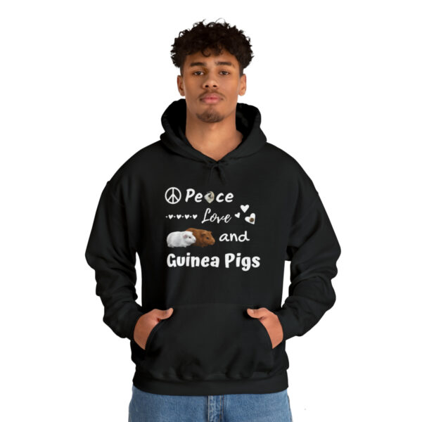 Peace Love and Guinea Pigs Unisex Hoodie - Image 7