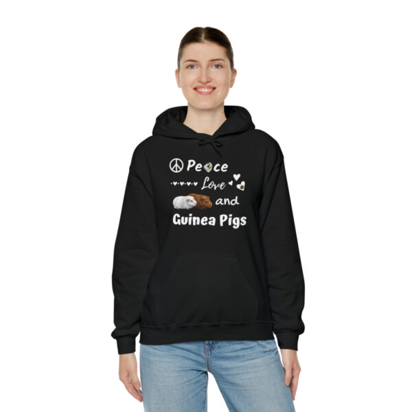 Peace Love and Guinea Pigs Unisex Hoodie - Image 8