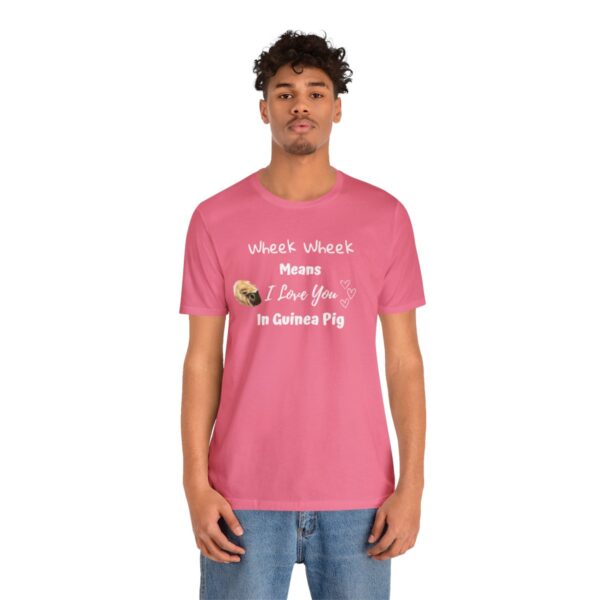 Wheek Means I Love You in Guinea Pig T-Shirt - Image 64